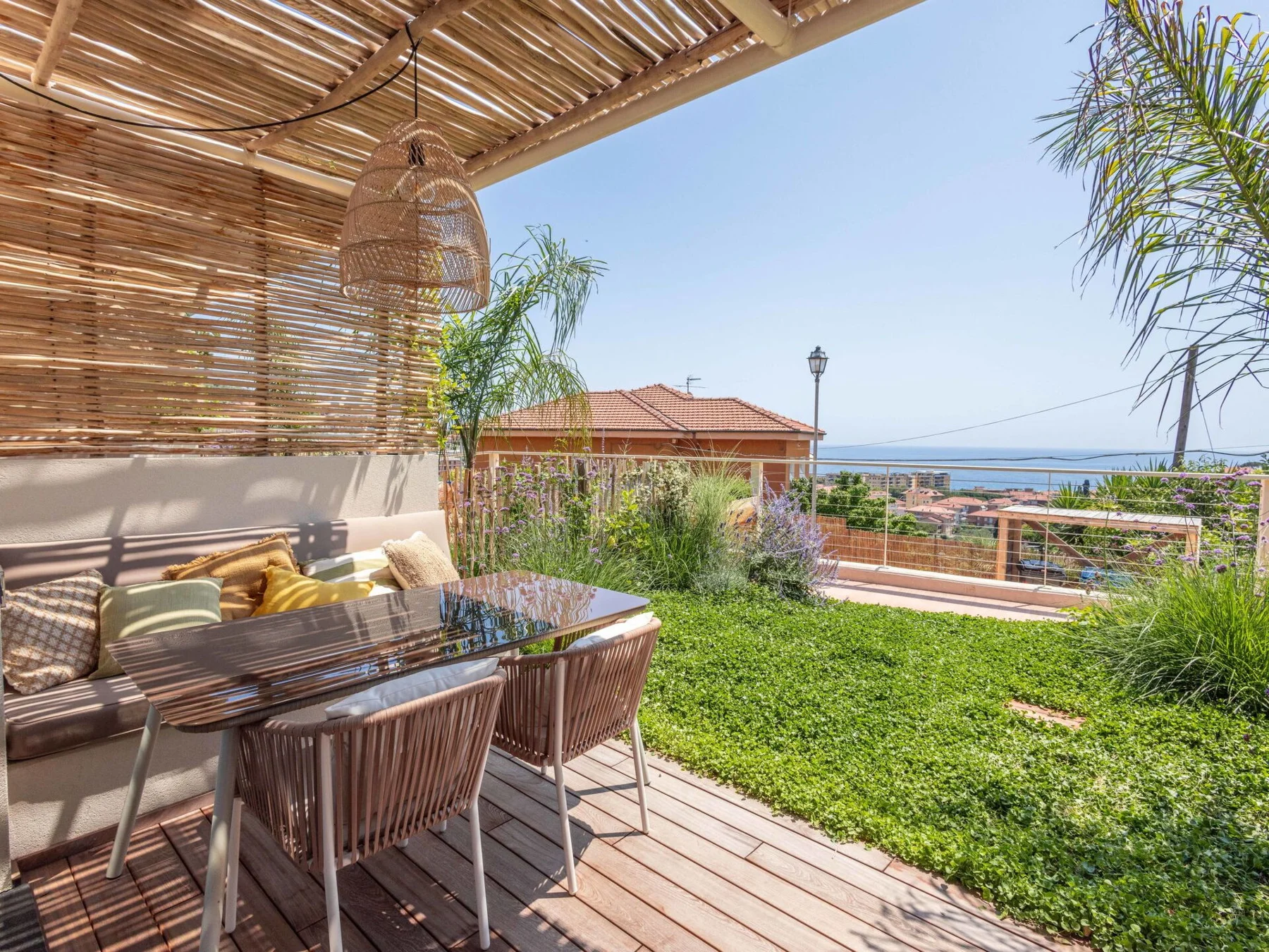 La terrazza arredata di Casa Mia Holiday