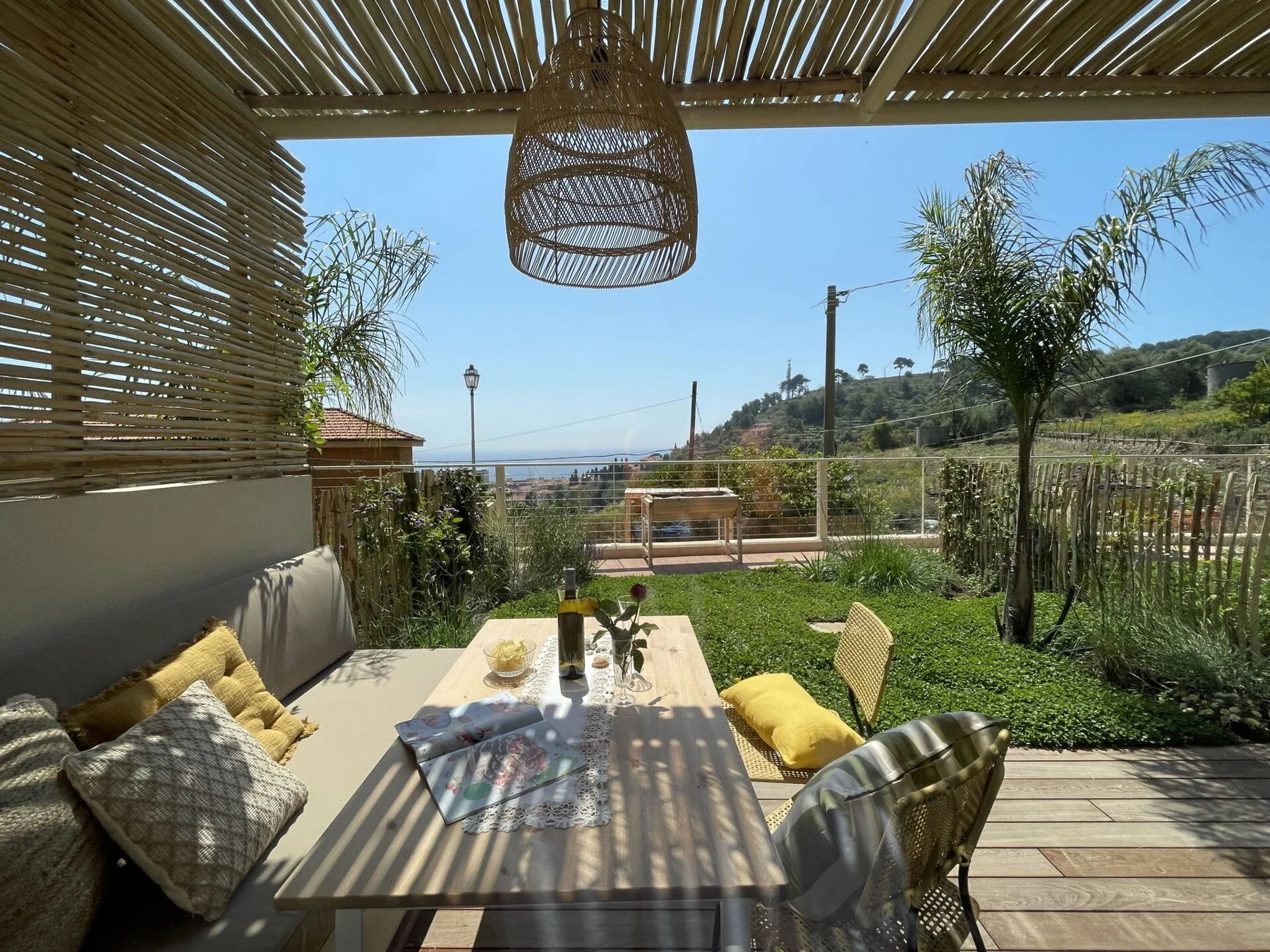 La terrazza arredata di Casa Mia Holiday